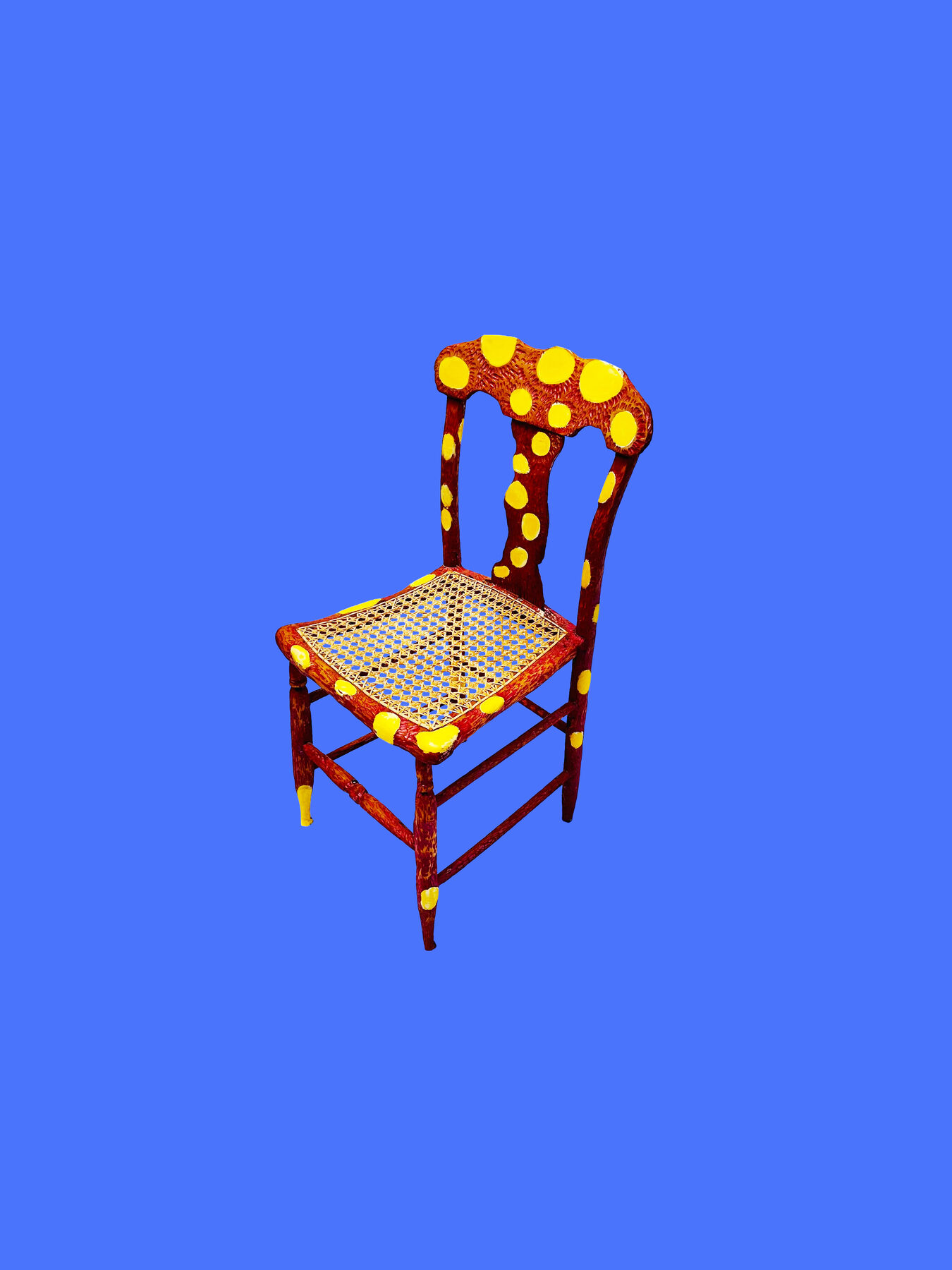 Caned Spot Chair