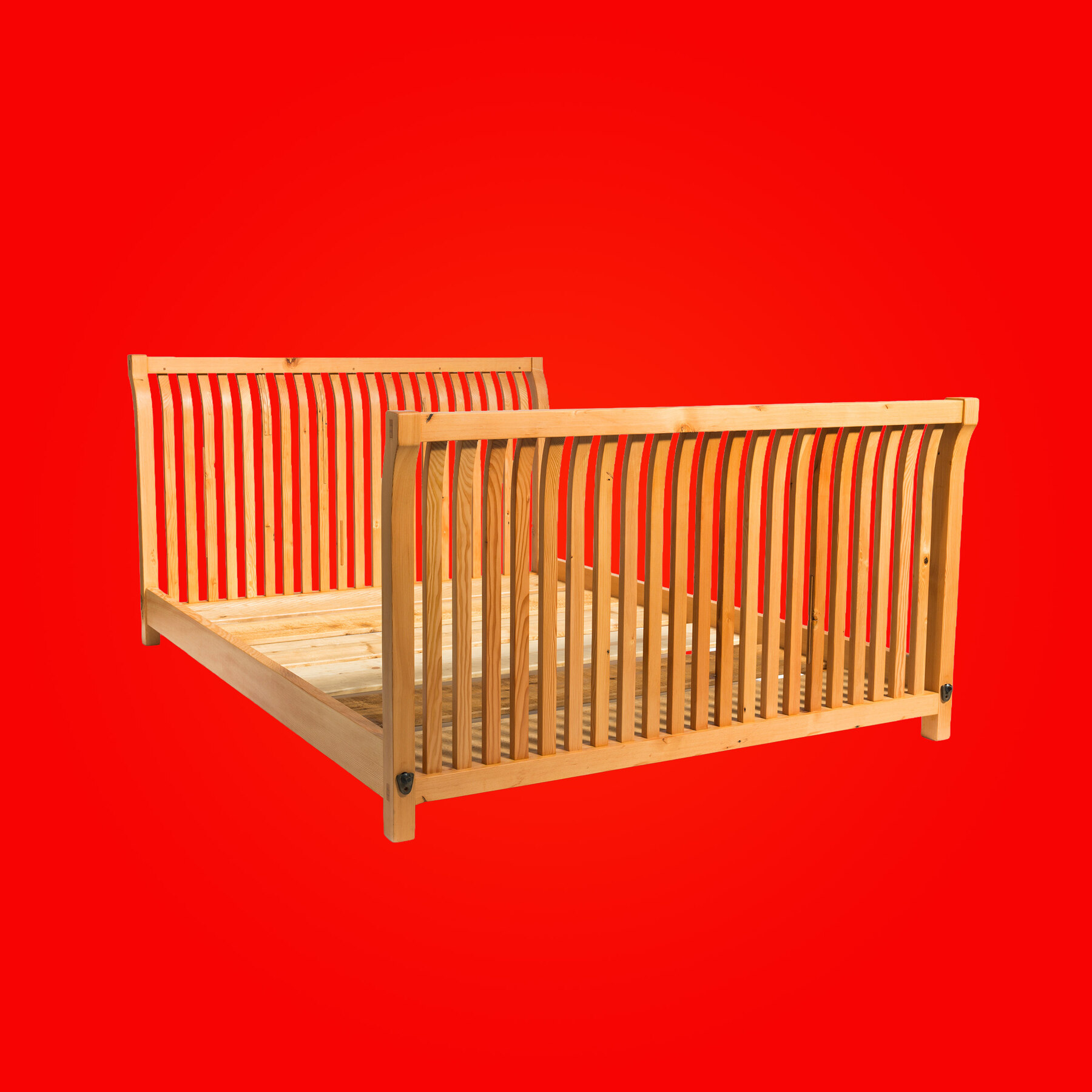 Mission Sleigh Bed