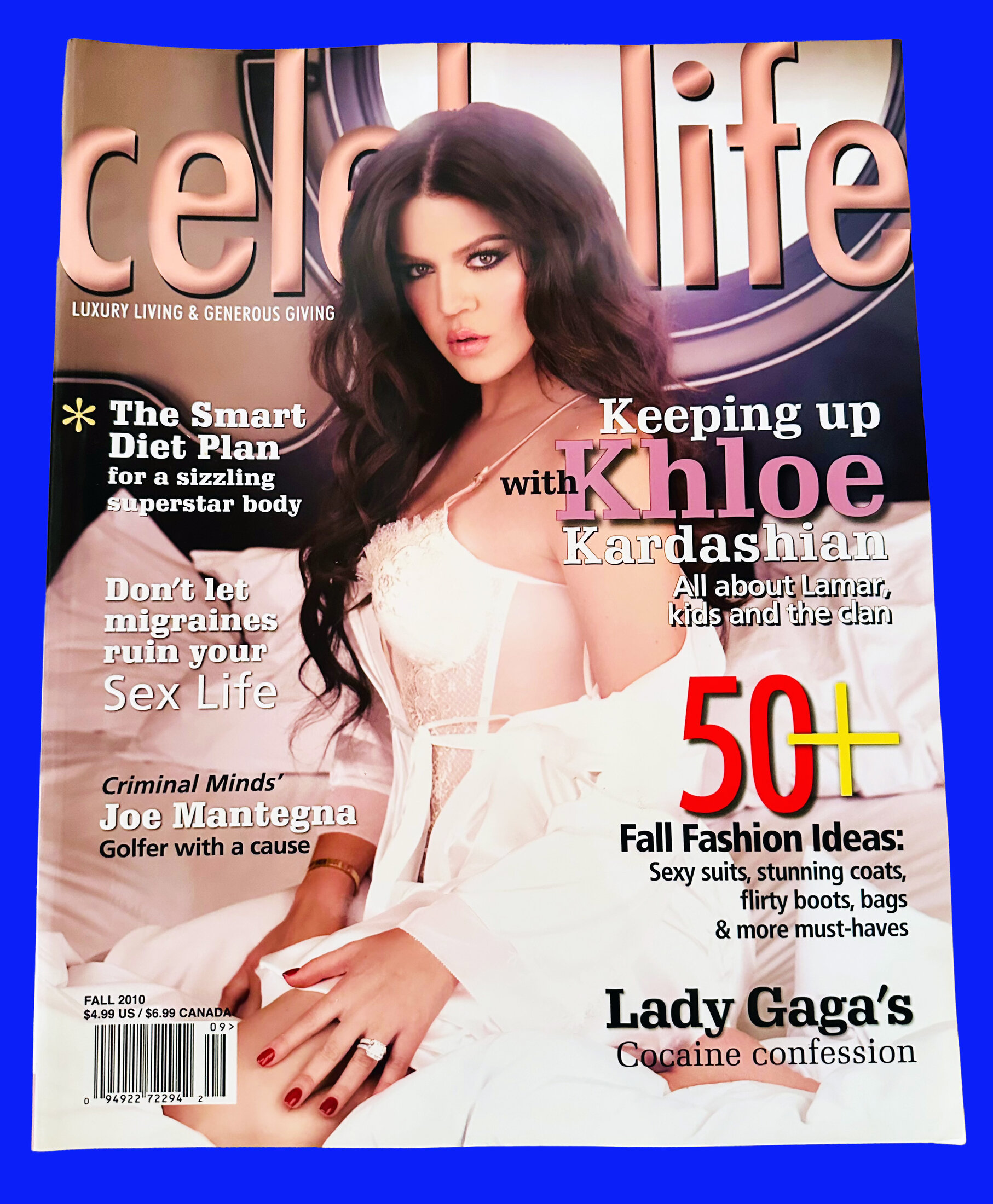Celeb Life Magazine, Fall 2010 cover